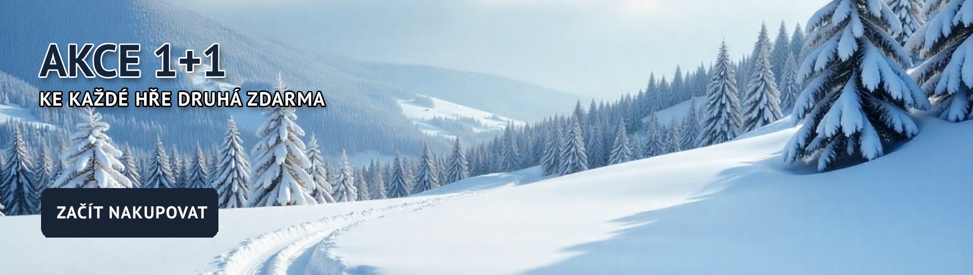 Akce 1+1 zima 2025